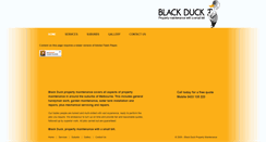 Desktop Screenshot of blackduckpropertymaintenance.com.au